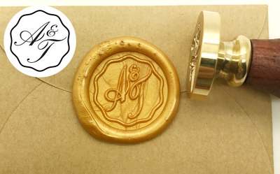 Initials Wax Seal Stamp Personalized Monogram Custom wedding seals wedding invitation seal custom wedding stamp