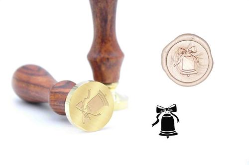 Bell Blessing Wax Seal Stamp - Wedding Gift Wax Seal Stamp Kit - Invitation Wax Seals