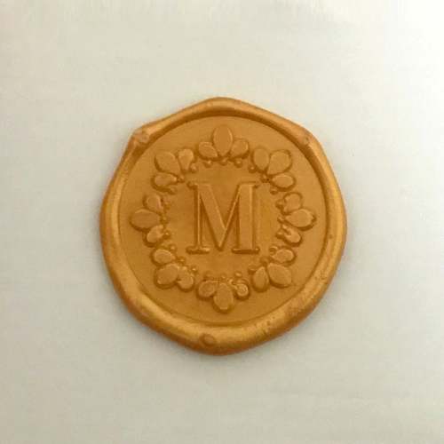Personalized Initials Wax Seal Stamp - Leaf Seaing Wax Stamp - Custom Wax Seal Stamp - Invitation Seal - Wedding Invitation Sealing Stamp