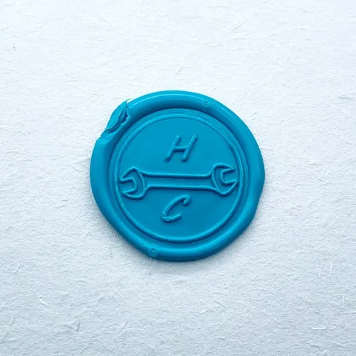 Custom Initials Wrench Wax Seal Stamp Kit - Personalized Sealing Wax Stamp Kit - Tool Wax Stamp - Custom Initials Wax Seal