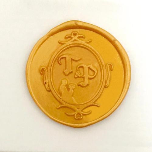 Wedding Invitation Wax Seal Stamp - Personalized Initials Seaing Wax Stamp - Custom Invitation Sealing Stamp - Wedding Wax Seal Stamp