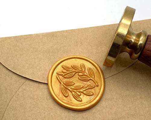 Leaves Wax Seal Stamp - Leaf Sealing Wax Stamp - Leaves Wax Seal - Envelope Wax Sealing Stamp - Gift Package Wax Seals Stamp