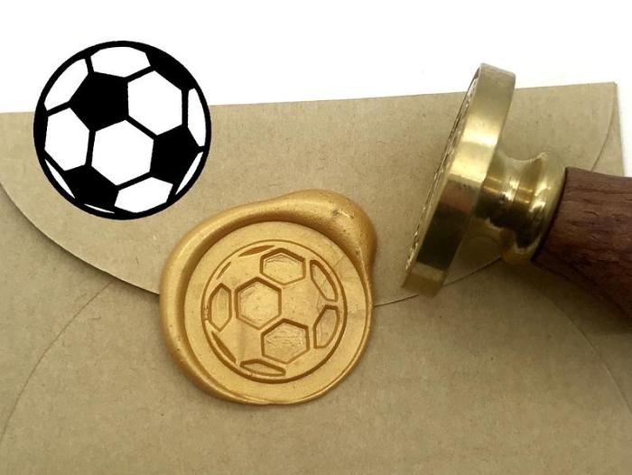 Football Wax Seal Stamp,Gift for Boy idea,Gift for Football Fan,Soccer Wax Seal Kit