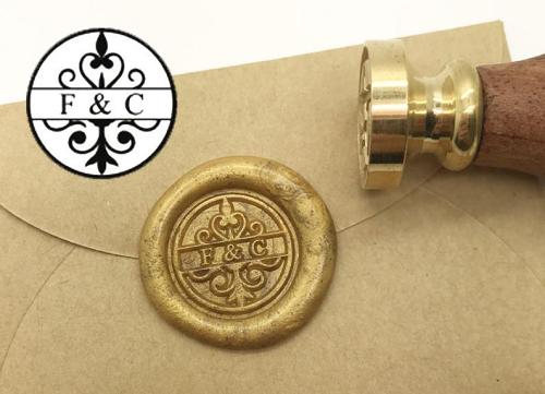 Initials Wax Seal Stamp Personalized Monogram Custom wedding seals wedding invitation seal custom wedding stamp