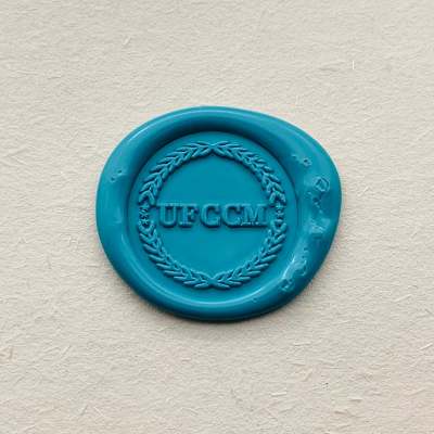 Olive Branch Initials Wax Seal Stamp - Custom Branch Sealing Wax Stamp - Wedding Invitation Wax Seal Stamp Set - Green Plants Wax Seal Stamp