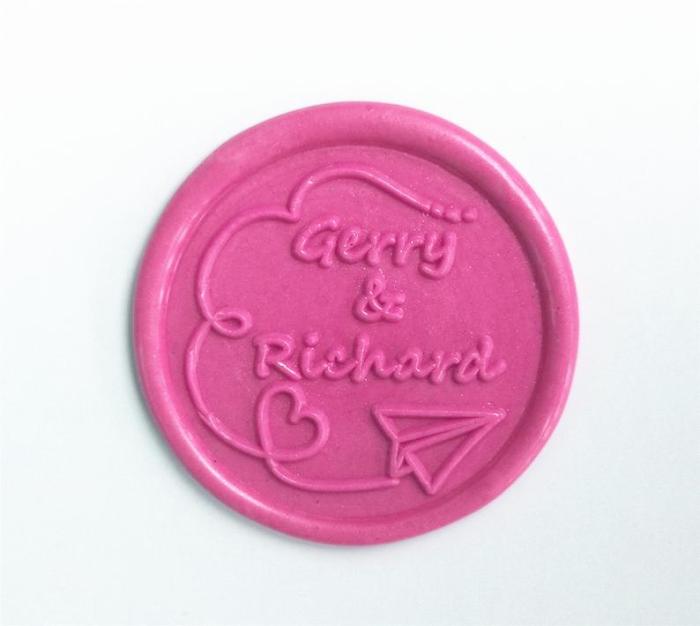 Custom Name Wedding Stamp Wax Seal Kit ,Gift for Couples idea