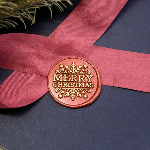 Merry Christmas Metal Stamp / Wedding Wax Seal Stamp / Sealing Wax Stamp
