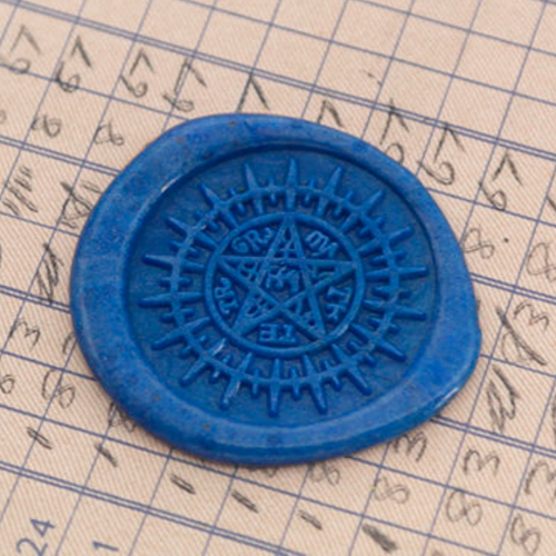Ancient Star Compass Seal of Contract Metal Stamp / Wedding Wax Seal Stamp