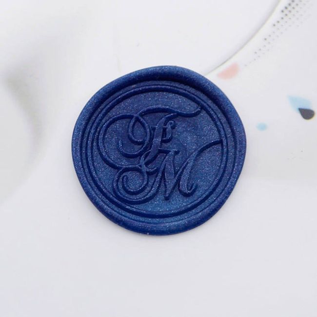 Initial Alphabet Sealing Wax Stamp,Personalized Monogram Calligraphy Wedding Invitation Letter Metal Stamp