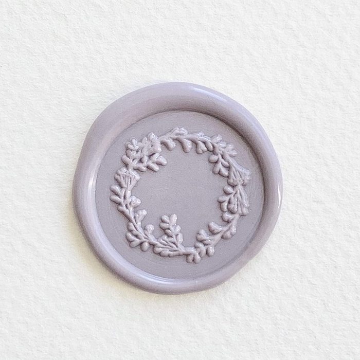 Garden Wreath Wild Floral Wax Seal Stamp | Botanical Garland Stamp Perfect for Wedding Invitation, Cards, Tags, Envelope, Snail Mail, Gift Wrap, Wine Package,Bullet Journal DIY Project
