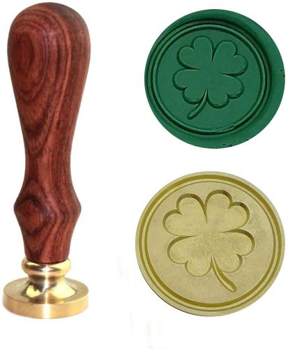 Four-Leaf Clover Brass Head with Wooden Handle