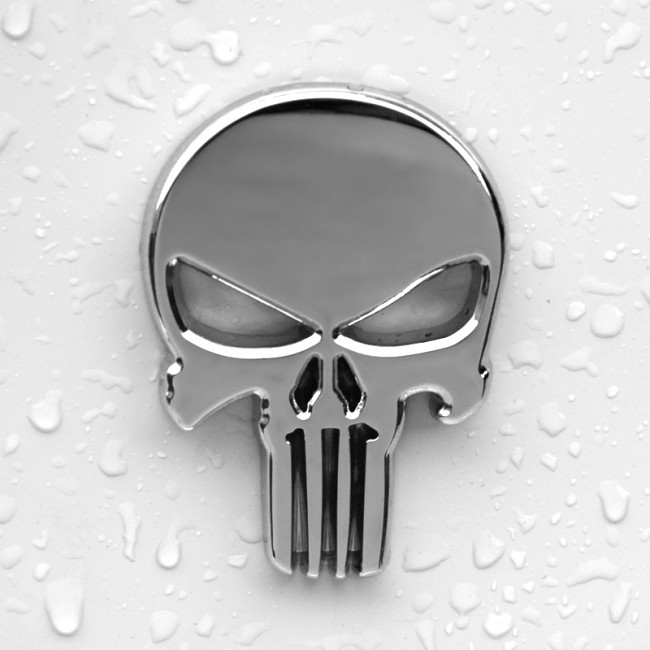 The Punisher Skull Car Sticker Custom Personalized Car Stickers for Club for Motorcycles Sports Cars Sedan Decals