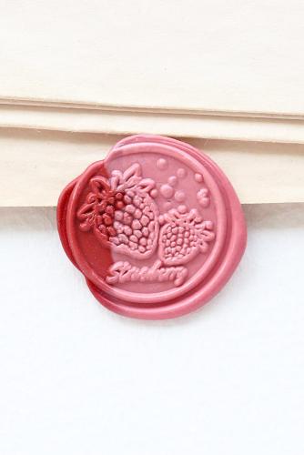 Strawberry Wax Seal Stamp / fruit Wax seal Stamp kit /Custom Sealing Wax Stamp/wedding wax seal stampb