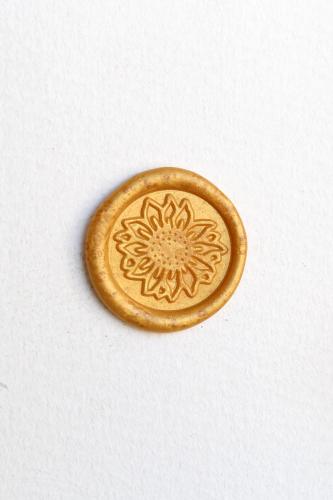 Sunflower Wax Seal Stamp /Wax seal stamp Kit /Custom Sealing Wax Stamp/wedding wax seal stamp