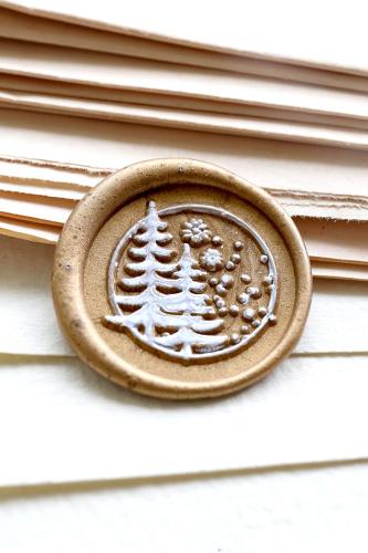 Christmas Pine tree Wax Seal Stamp /Christmas Tree wax seal Stamp kit /Custom Sealing Wax Stamp/wedding wax seal stamp/Christmas Gift