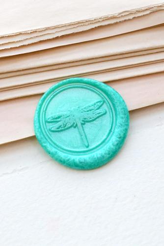 Dragonfly Wax seal stamp /Wax seal Stamp kit /Custom Sealing Wax Stamp/wedding wax seal stamp