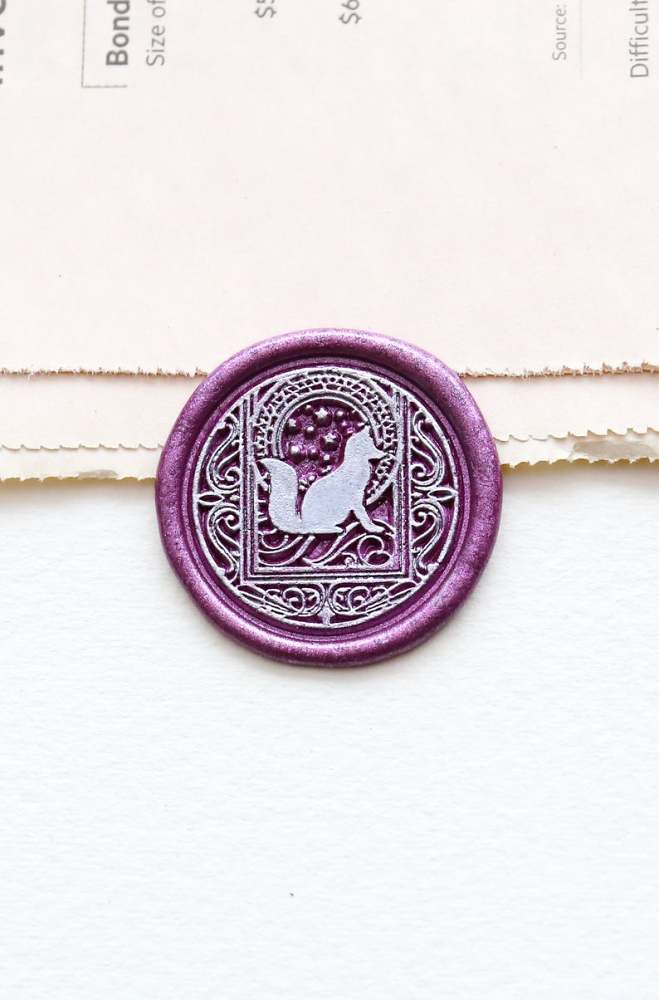 Tarot Fox wax Seal Stamp /journal decor wax seal Stamp/ Custom Sealing Wax Stamp/wedding wax seal stamp
