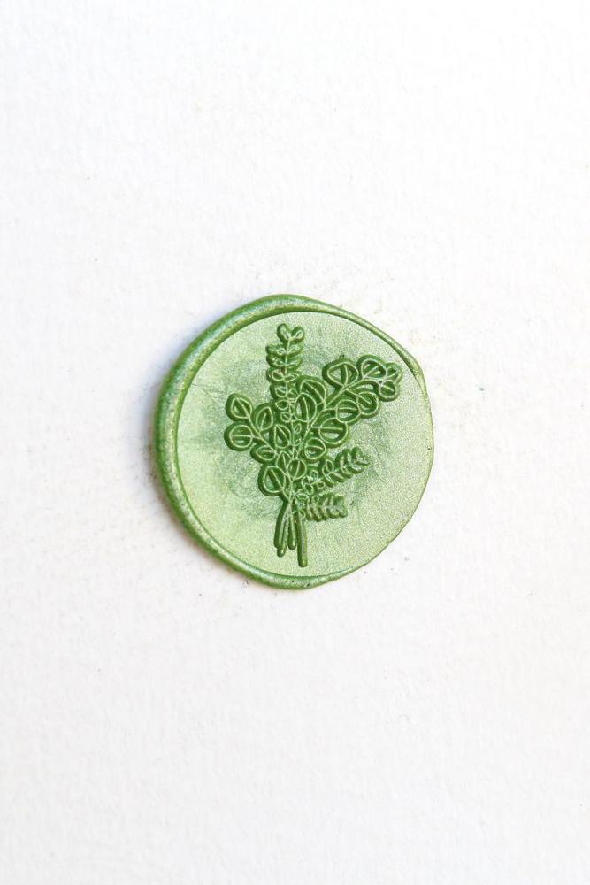 Eucalypti Wax Seal Stamp /Leaves Wax seal Stamp kit /Custom Sealing Wax Stamp/wedding wax seal stamp