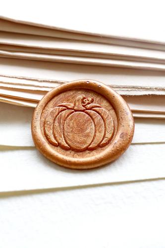 Pumpkin Wax Seal Stamp /wax seal Stamp kit /Custom Sealing Wax Stamp/wedding wax seal stamp/Christmas Gift