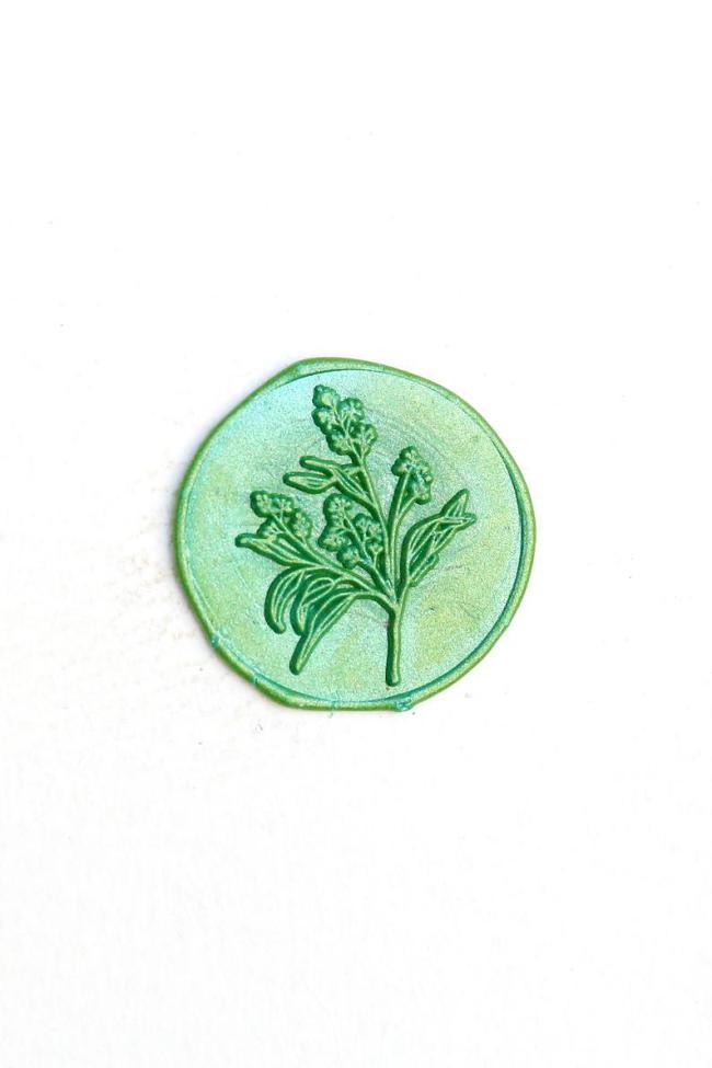 Eucalyptus leaf wax seal Wax Seal Stamp/Seeded eucalyptus wax seal Stamp/Custom Sealing Wax Stamp/wedding wax seal stamp