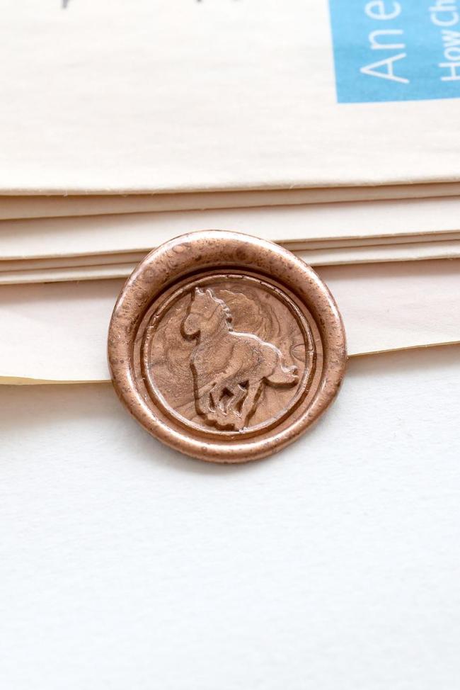 Running Horse Wax seal stamp /Wax seal Stamp kit /Custom Sealing Wax Stamp/wedding wax seal stamp