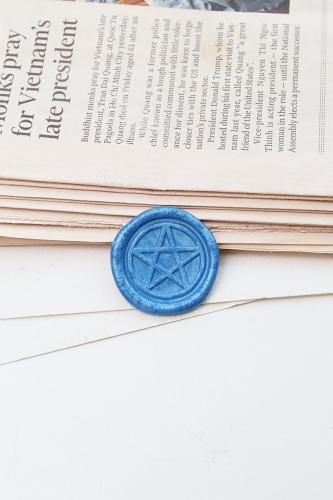 Pentagram Wax Seal Stamp/wiccan wax seal Stamp/Custom Sealing Wax Stamp/wedding wax seal stamp