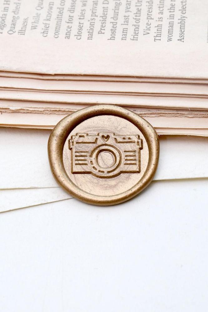 Love Camera Wax Seal Stamp /Photographer Wax seal Stamp kit /Custom Sealing Wax Stamp/wedding wax seal stamp