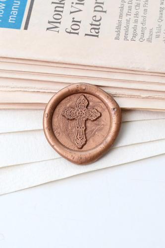 Vintage Cross Wax Seal Stamp/ Wax seal Stamp Kit /Custom Sealing Wax Stamp/wedding wax seal stamp