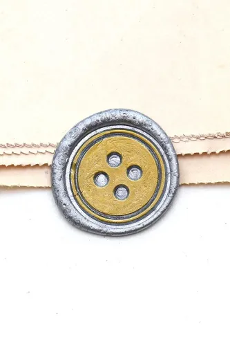 Button wax Seal Stamp / wax seal stamp kit / Wax Sealing Stamp kit /wedding wax seal stamp
