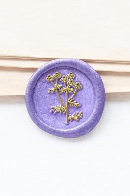 Daisy Wax seal stamp/ wildflower Wax seal Stamp kit /plants Custom Sealing Wax Stamp/wedding wax seal stamp