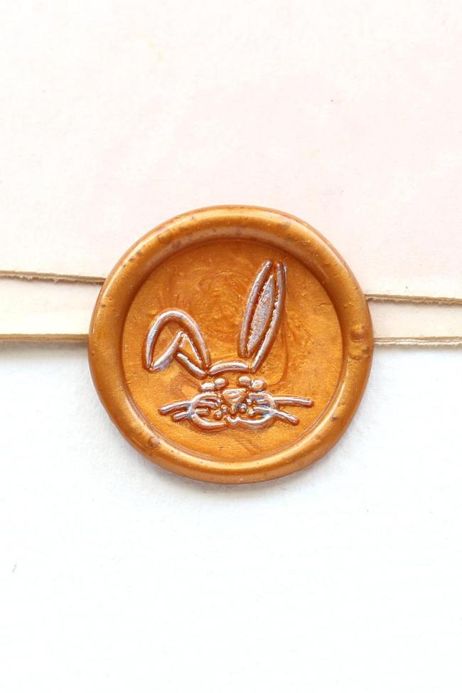 Bunny Wax Seal Stamp / rabbit map wax seal Stamp/Custom Sealing Wax Stamp/journal wax seal stamp