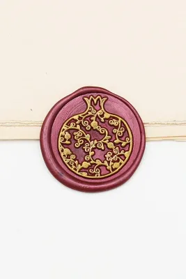 Pomegranate wax Seal Stamp /journal decor wax seal Stamp/ Custom Sealing Wax Stamp/wedding wax seal stamp
