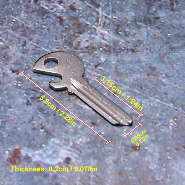 Blank Key Opener Keyblank personalized Key Blank Do not duplicate Unlawful to Duplicate Key