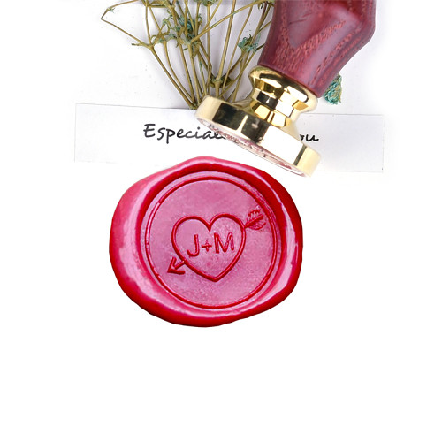 Custom Couple Wax Seal Stamp Sweetheart Gift idea