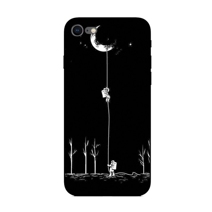 Astronaut Climb To The Moon iPhone Case