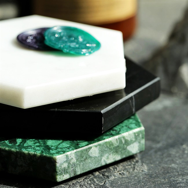 Genuine Marble Sealing Wax Stamp Plate Pads Coasters Mat Make Wax Seals in Bulk Stone Plate : Veasoon