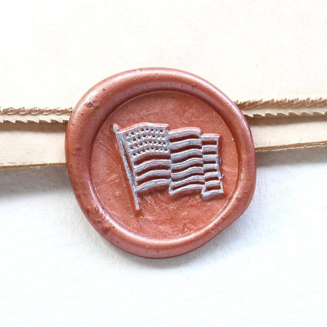 The American Flag U.S. Flag Wax Seal Stamp National Day Gift Custom Sealing Wax Stamp