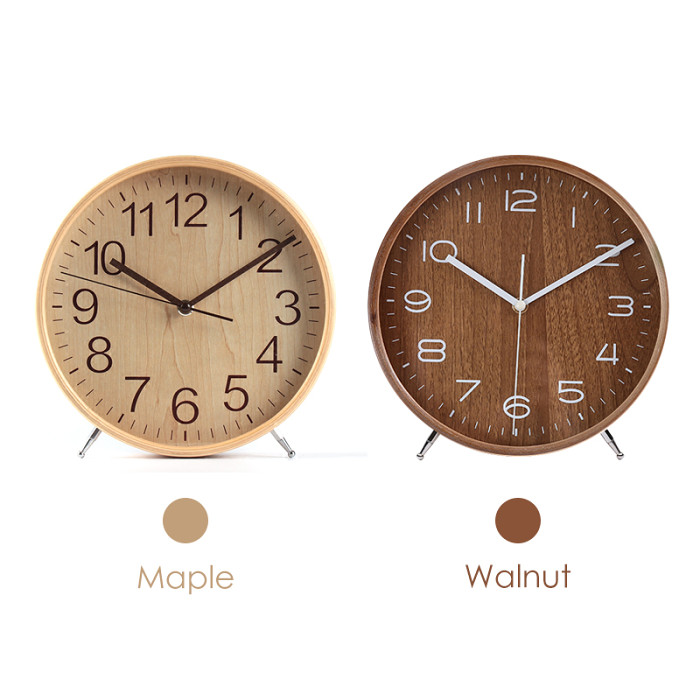 Minimalist style Wood Clock Personalized Clock Gift for Him Men Women Free Shipping