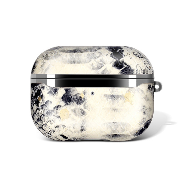 Python Skin AirPods 1 2 Pro Cases Snake Skin Personalized Genuine Leather AirPods Case Cover Gifts for Women Free Shipping