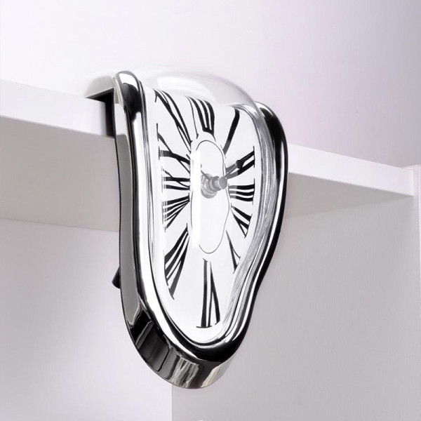 Melting Clock Dali Melting Clocks for Shelf Artist Home Decor Designer Wholesale Clocks in 4 Colors