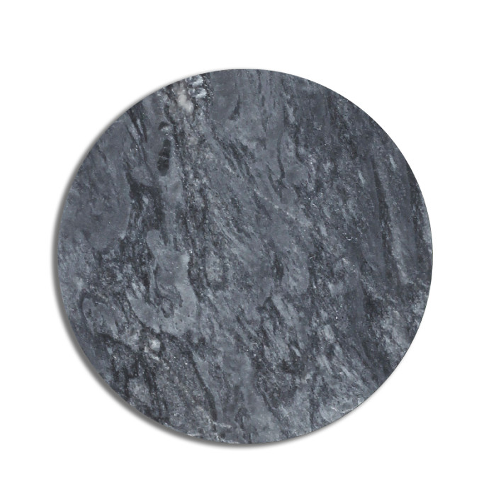 Marble Plate black Circle