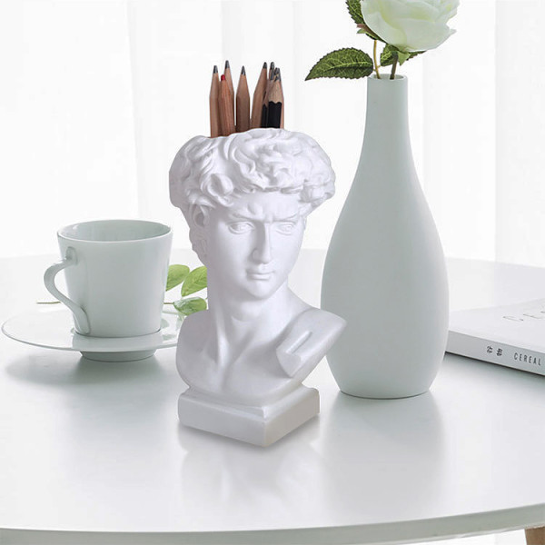 David sculpture Vase Classic home Decor Home Office Gadgets Pen Container
