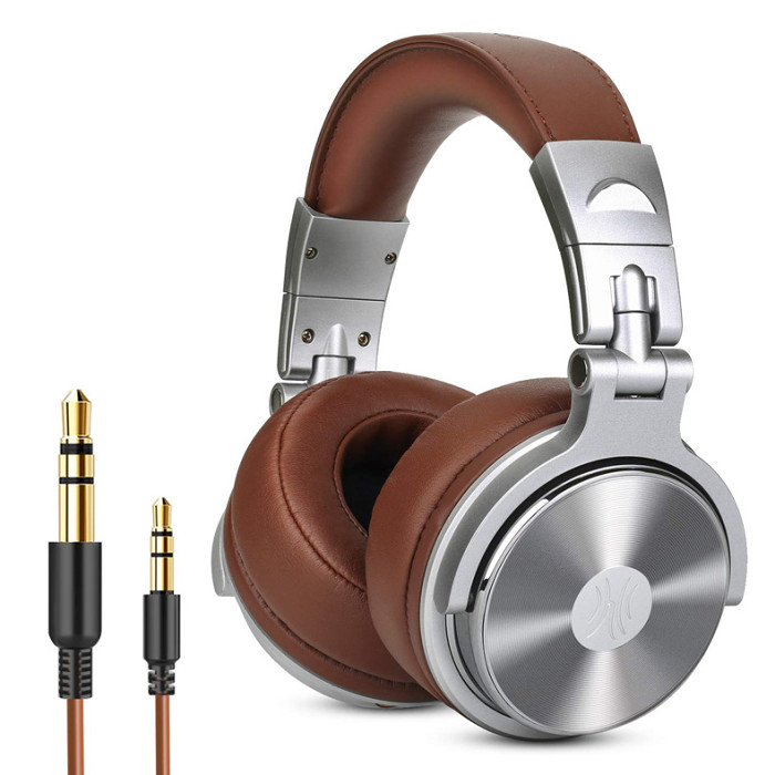 Professional Wired Binaural Meditation Headphones DJ Pro Headphone : Veasoon