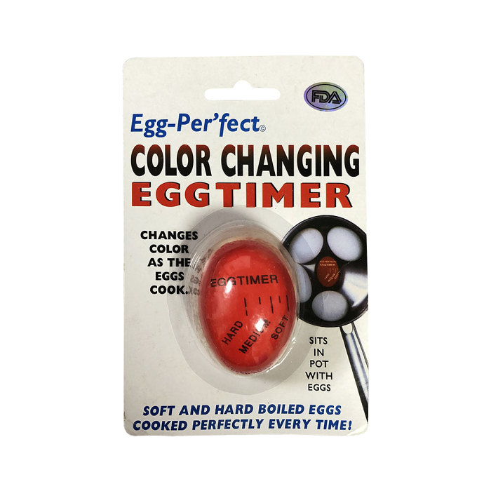Egg Perfect Timer Kitchen Craft Colour Changing Egg Timer Kitchen Hard Boiled Egg Timer Gifts for Cooker : Veasoon