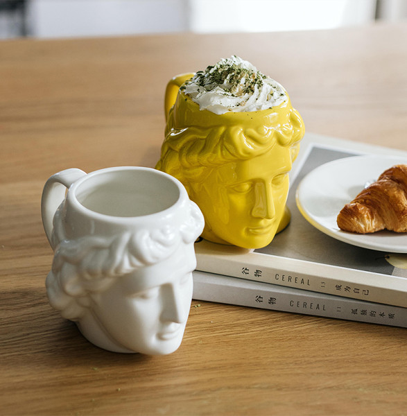 Classic Greek Apollo David Mug Gifts For History Lovers Unique Home Decor