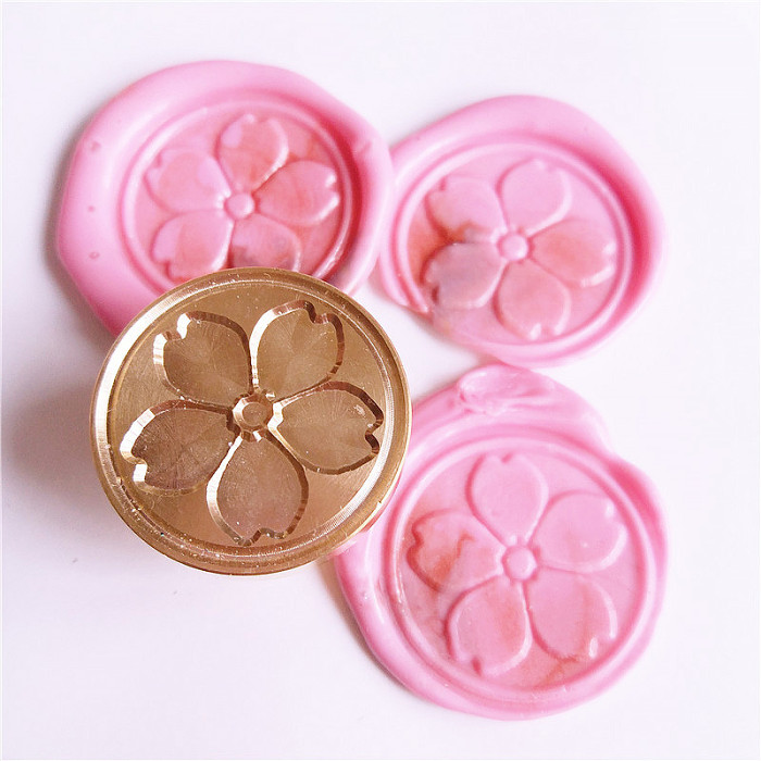 Japan Sakura さくら Cherry Blossom Wax Seal Stamp Custom Flower Sealing Stamp