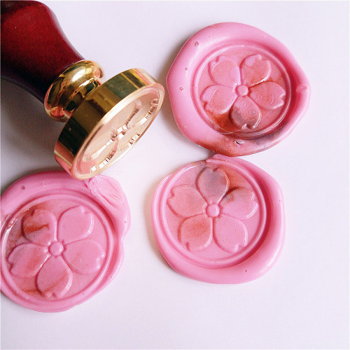 Japan Sakura さくら Cherry Blossom Wax Seal Stamp Custom Flower Sealing Stamp