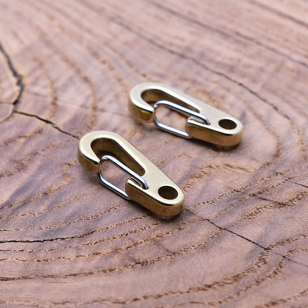 EDC Brass Keychain Personalized Gifts for Father for Men