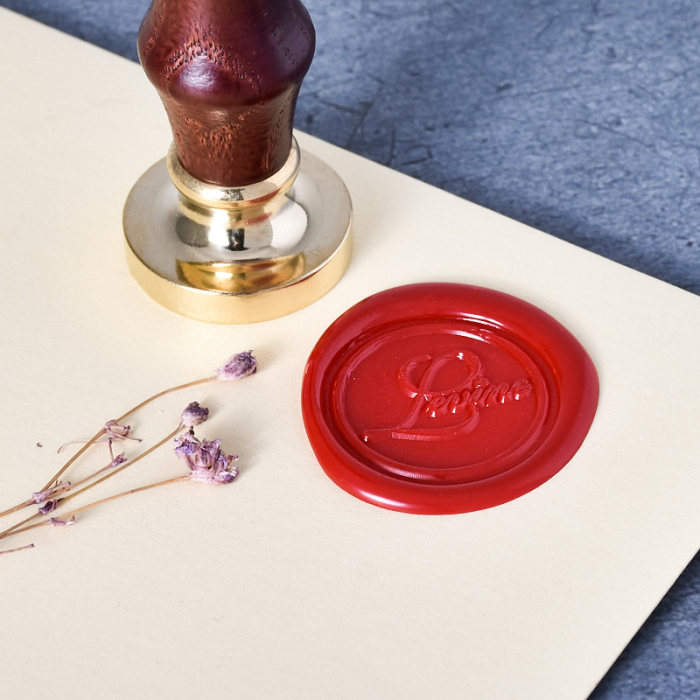 Custom Name Wax Seal Stamp Levine Name Engraved Stamp Personalize Name Stamp