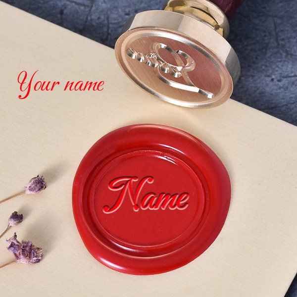 Custom Name Wax Seal Stamp Levine Name Engraved Stamp Personalize Name Stamp